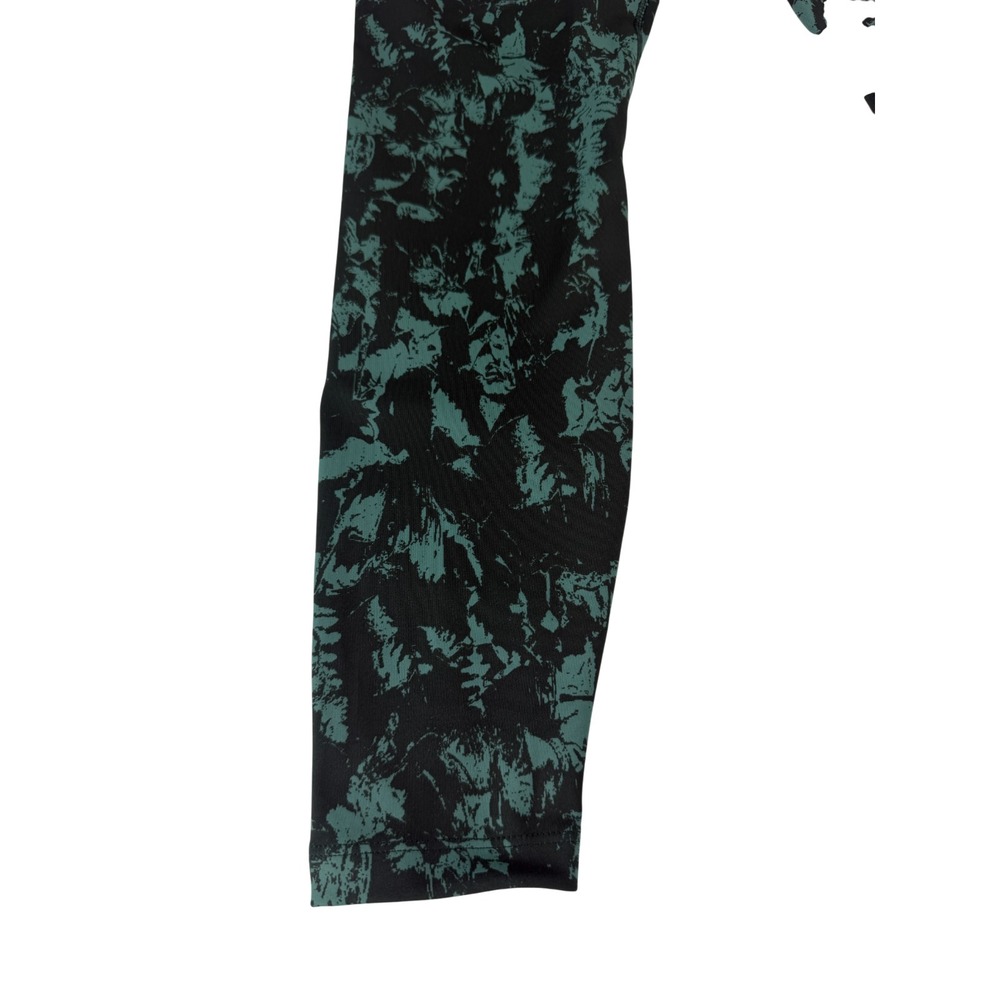 Nike One Women's High-Waisted 7/8 Printed Leggings Green New Size M FZ3229-338 - Picture 3 of 7